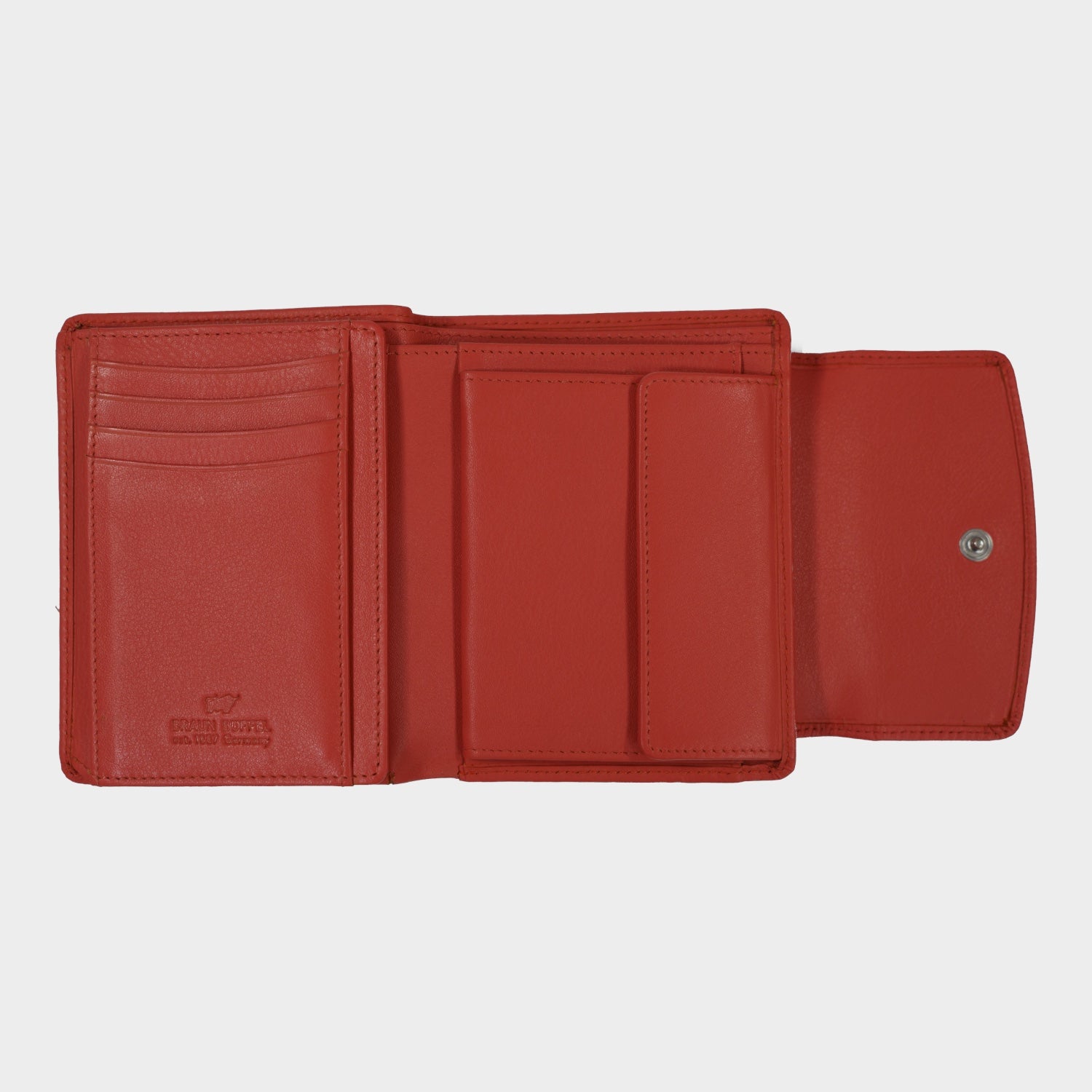 Innenansicht JOY RFID Geldbörse M 8CS coral