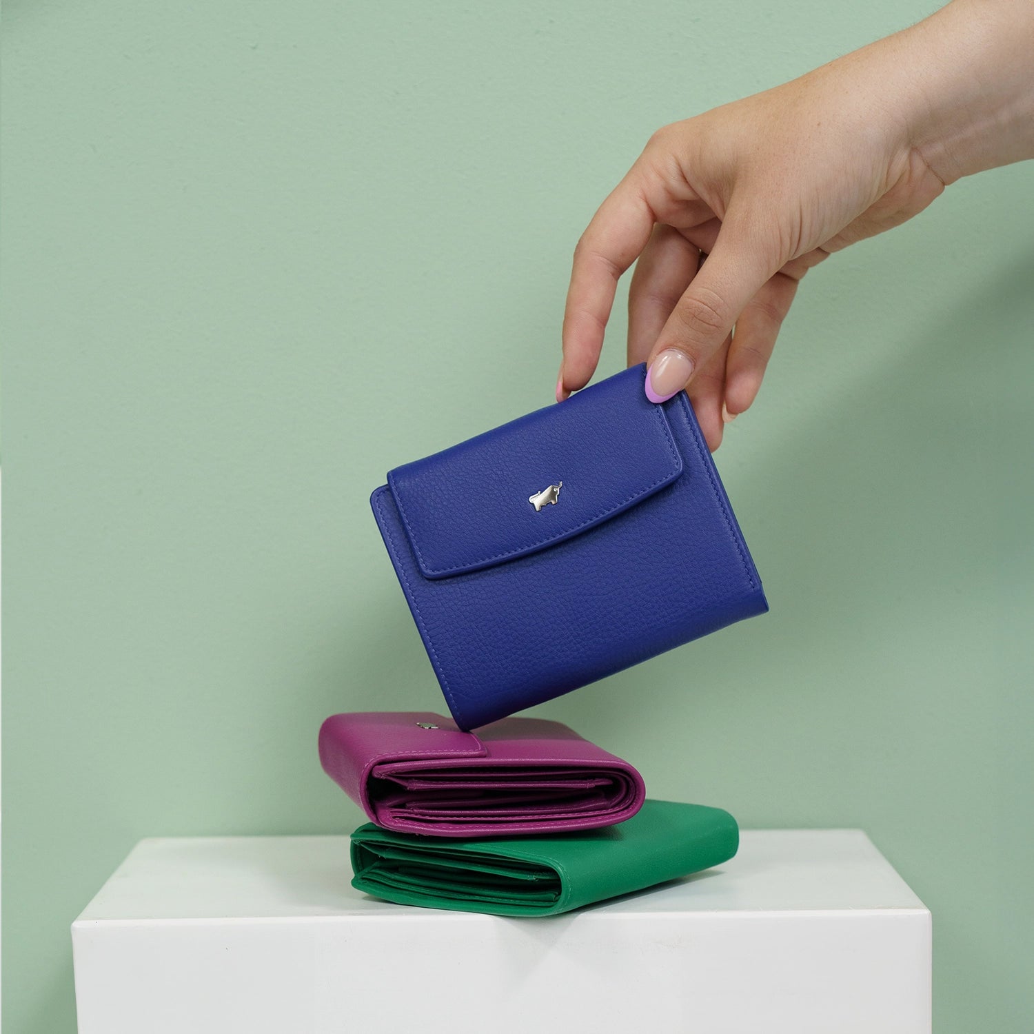 Keyfeature JOY RFID Geldbörse M 8CS indigo violet