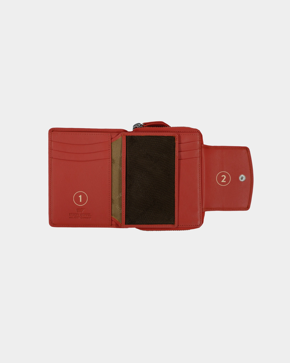 Personalisierung JOY RFID RV-Geldbörse M 8CS coral