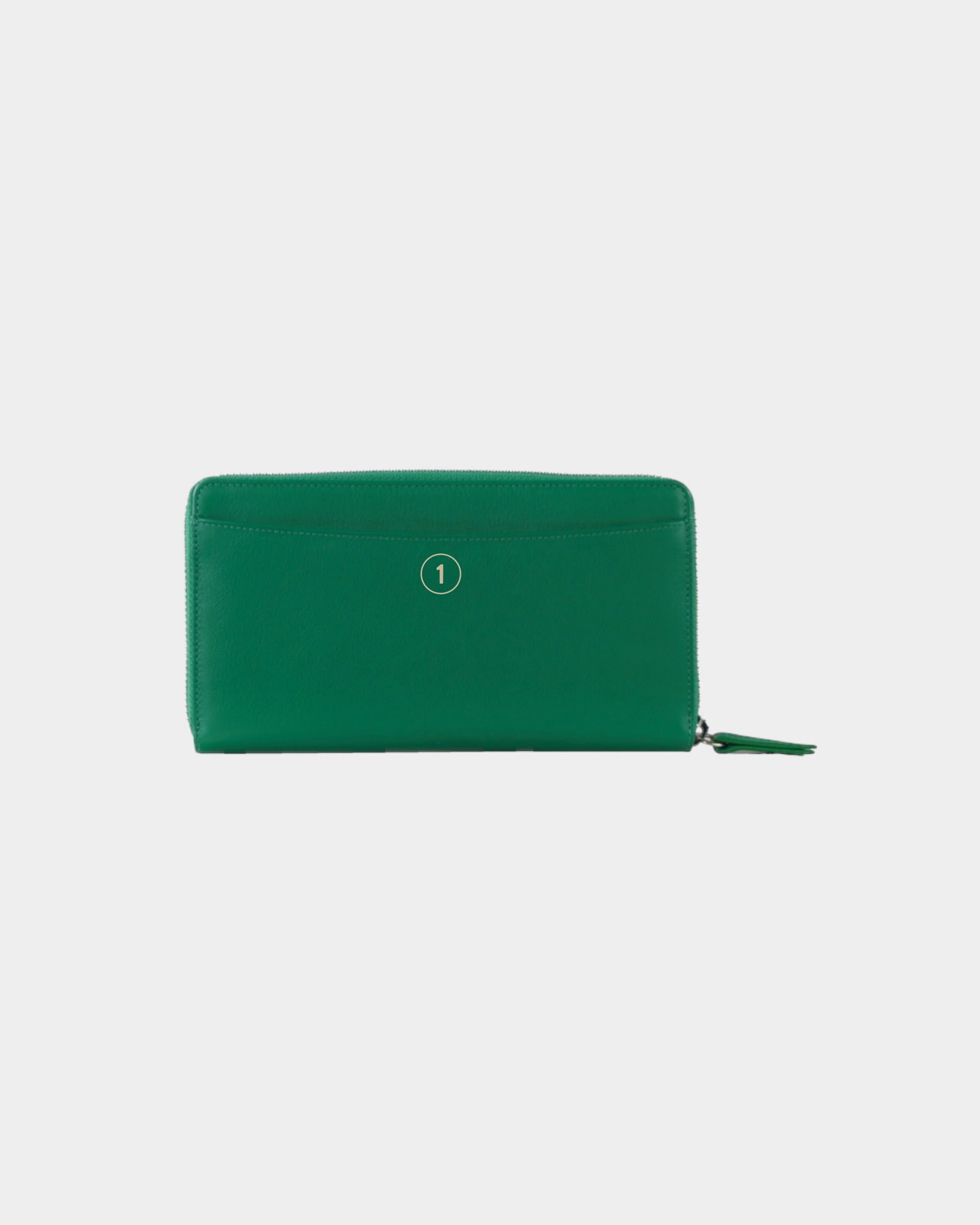 Personalisierung JOY RFID RV-Geldbörse 18CS fern green