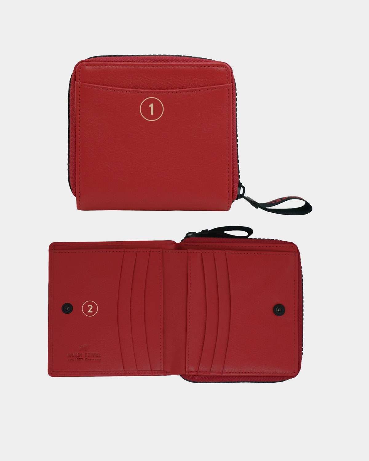 Personalisierungsbild CAPRI RFID RV-Geldbörse S 6CS flame red