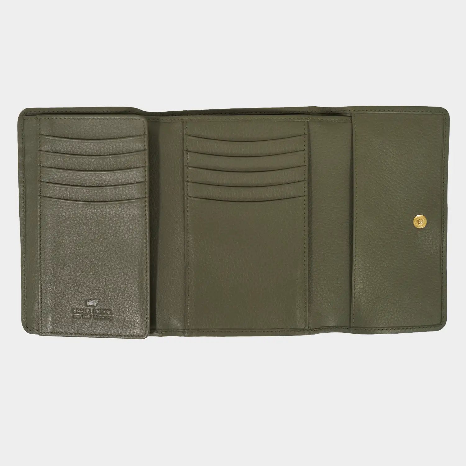 Innenansicht STELLA Geldbörse M 15CS olive/ pink