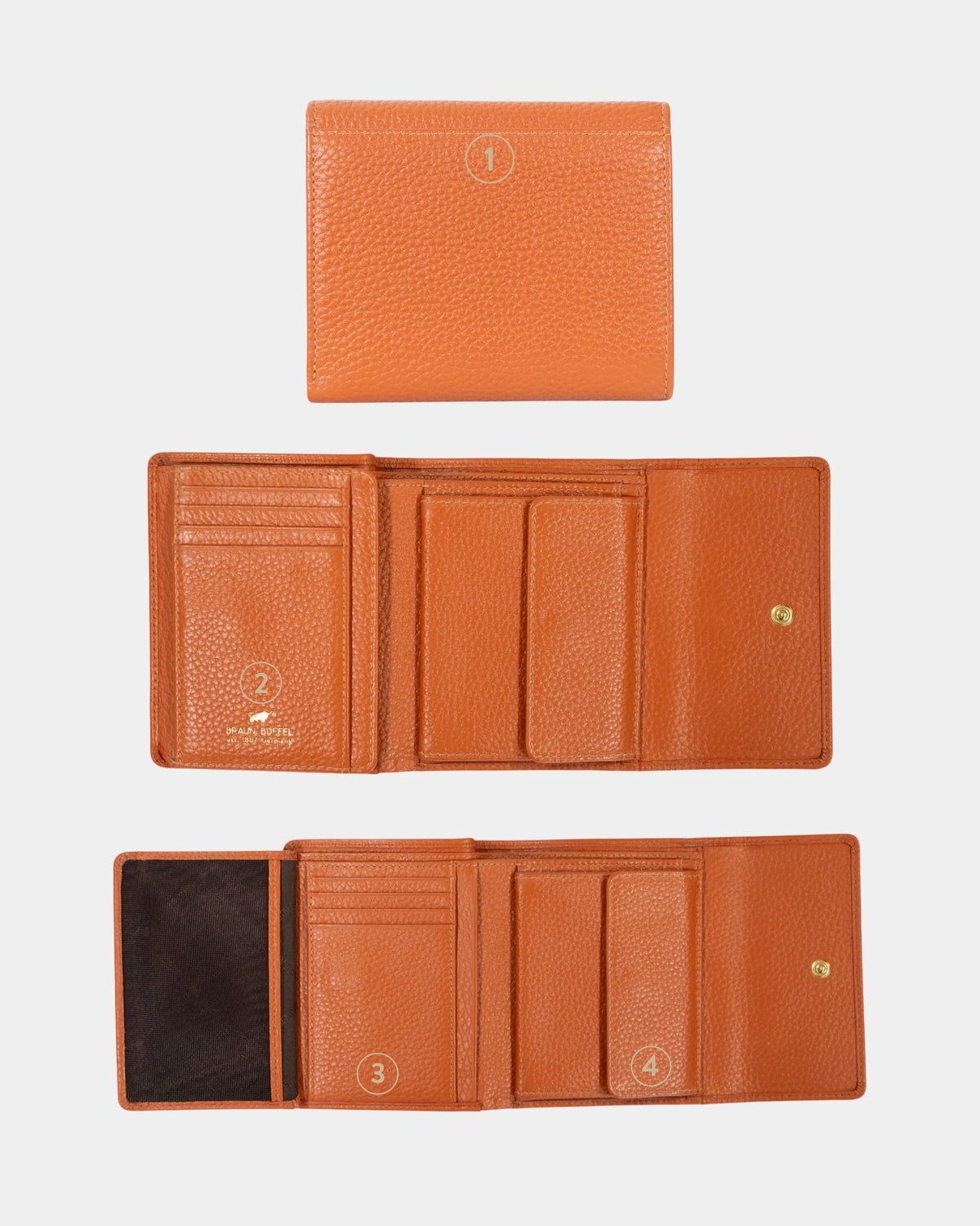 Personalisierung ASTI Geldbörse M 8CS pumpkin spice