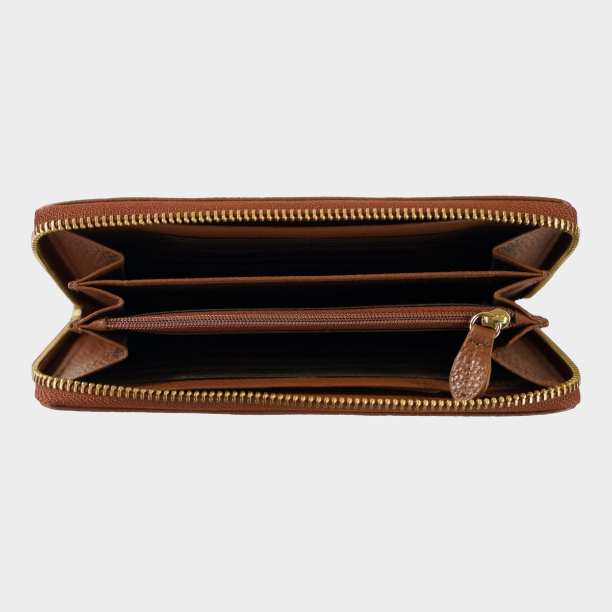 Innenansicht ASTI RV-Geldbörse 18CS saddle brown