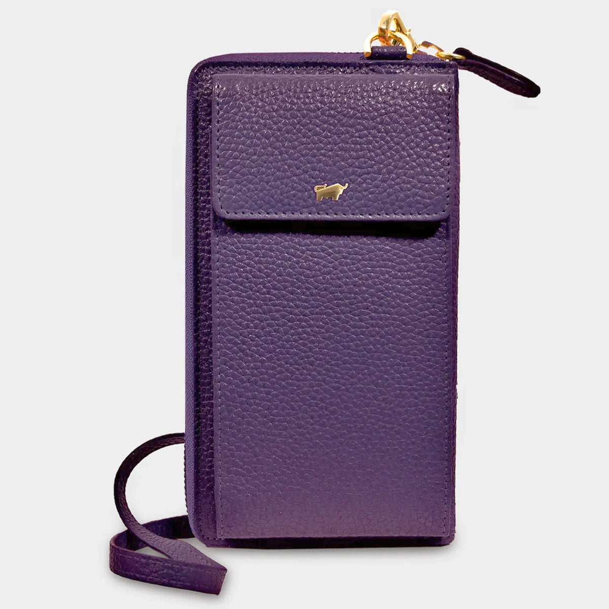 Frontansicht ASTI RV-Geldbörse mit Handyfach 18CS mystery violet