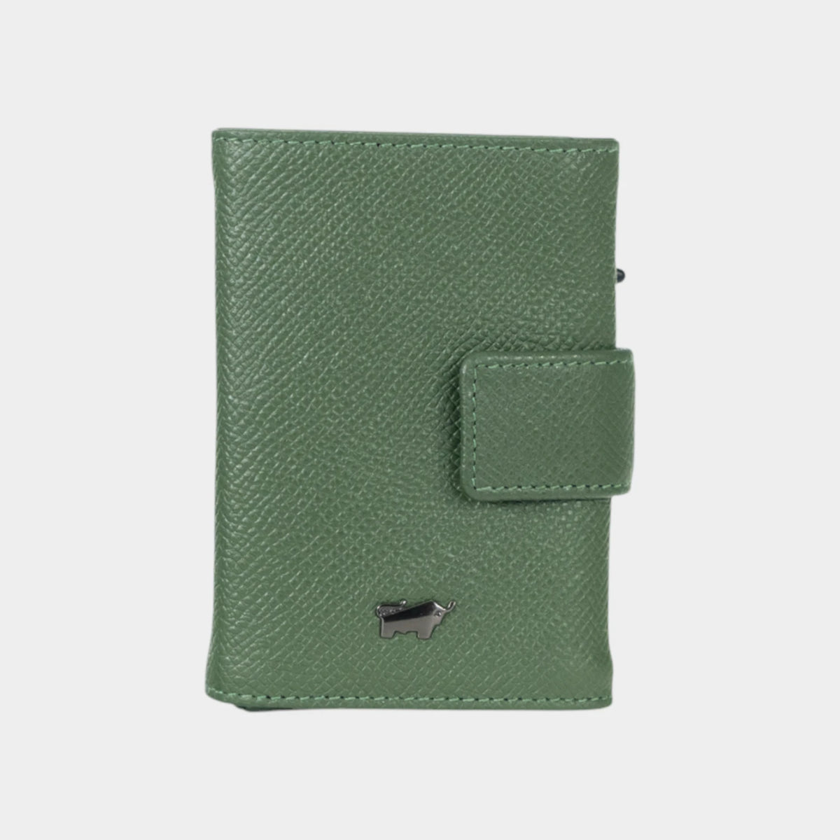 Frontansicht ROBIN RFID Slim Wallet RV grün