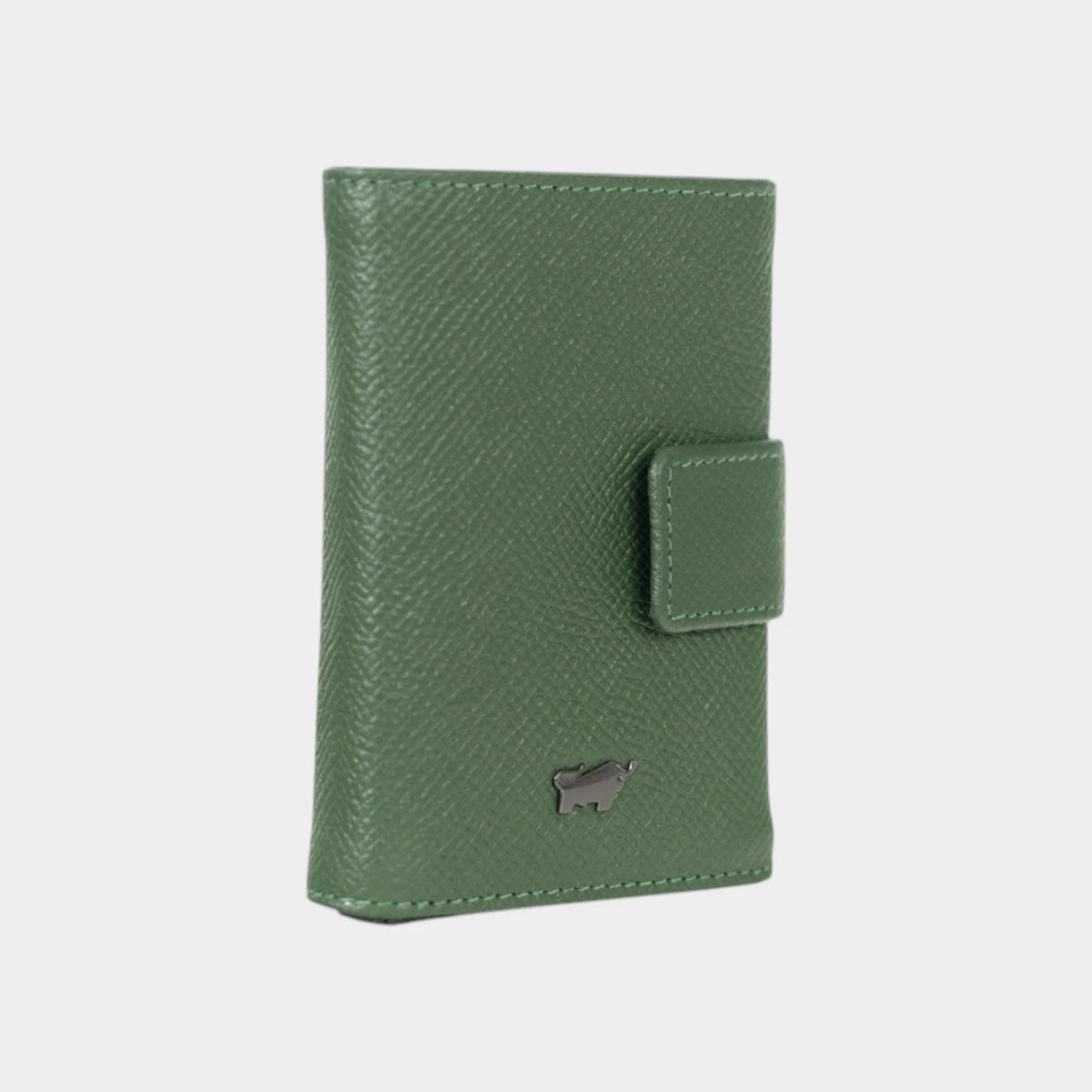 Schrägansicht ROBIN RFID Slim Wallet RV grün