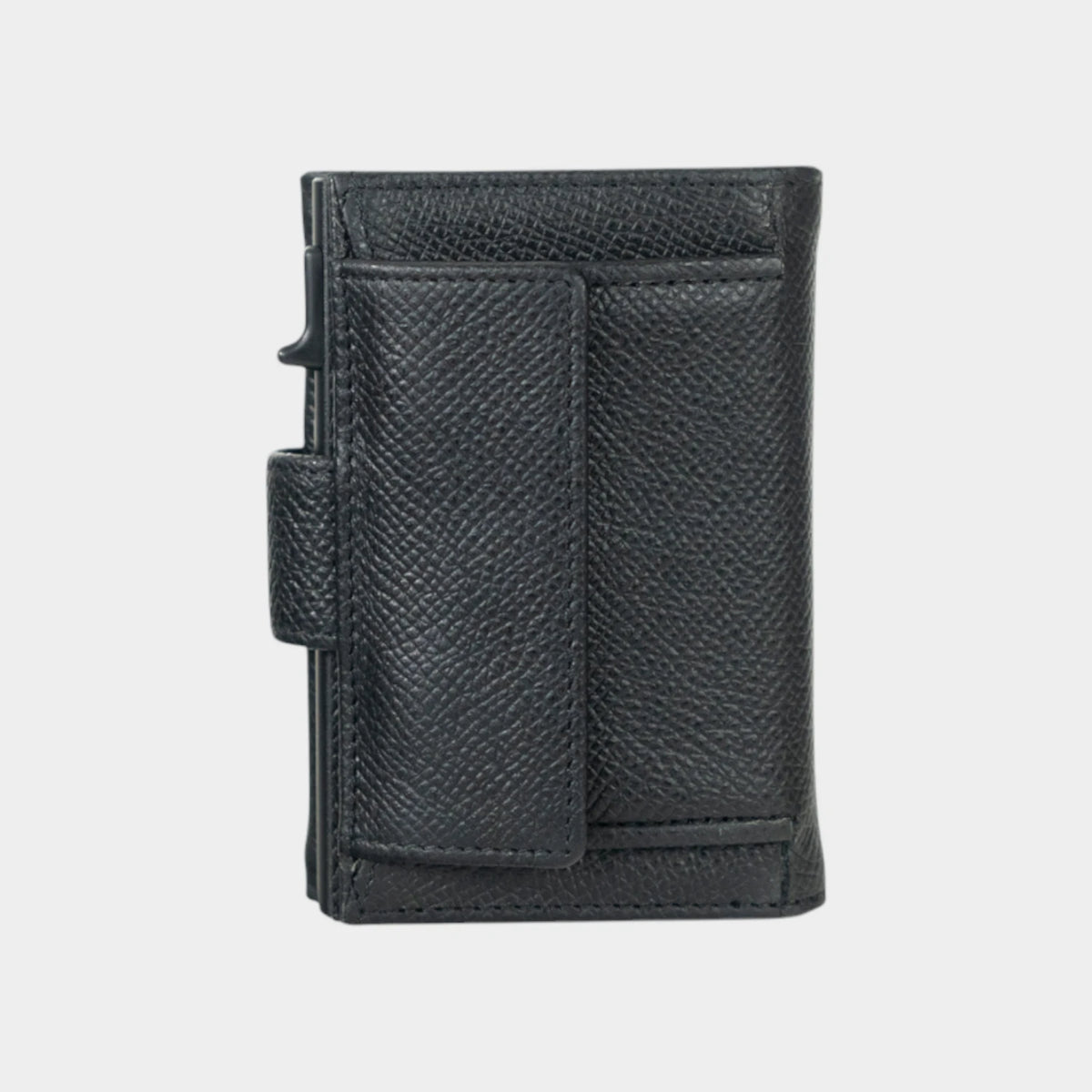 Rückansicht ROBIN RFID Slim Wallet Münzfach schwarz