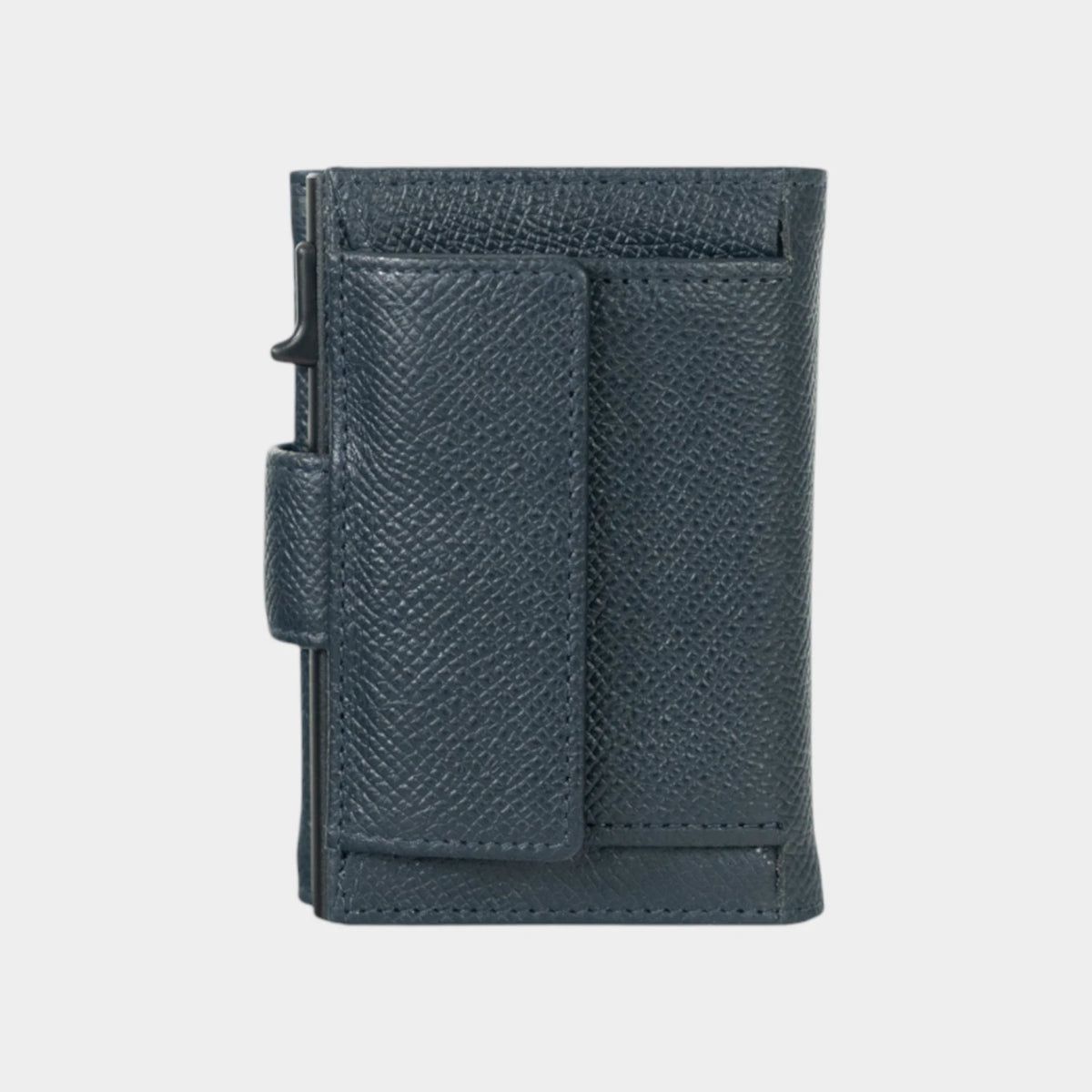 Rückansicht ROBIN RFID Slim Wallet Münzfach blau
