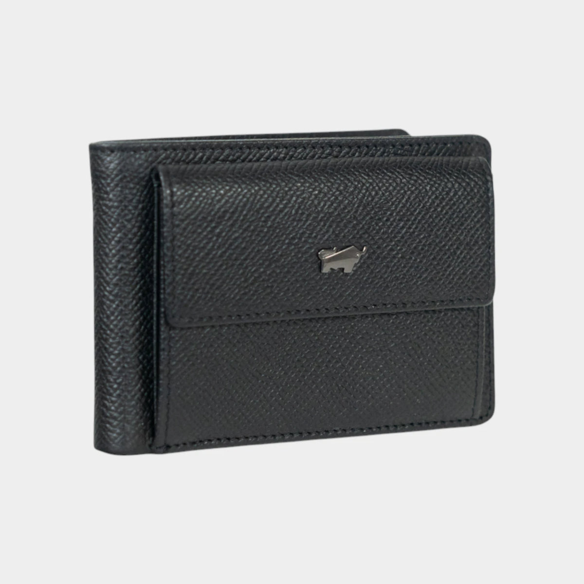 Schrägansicht ROBIN RFID Geldbörse S 6CS schwarz