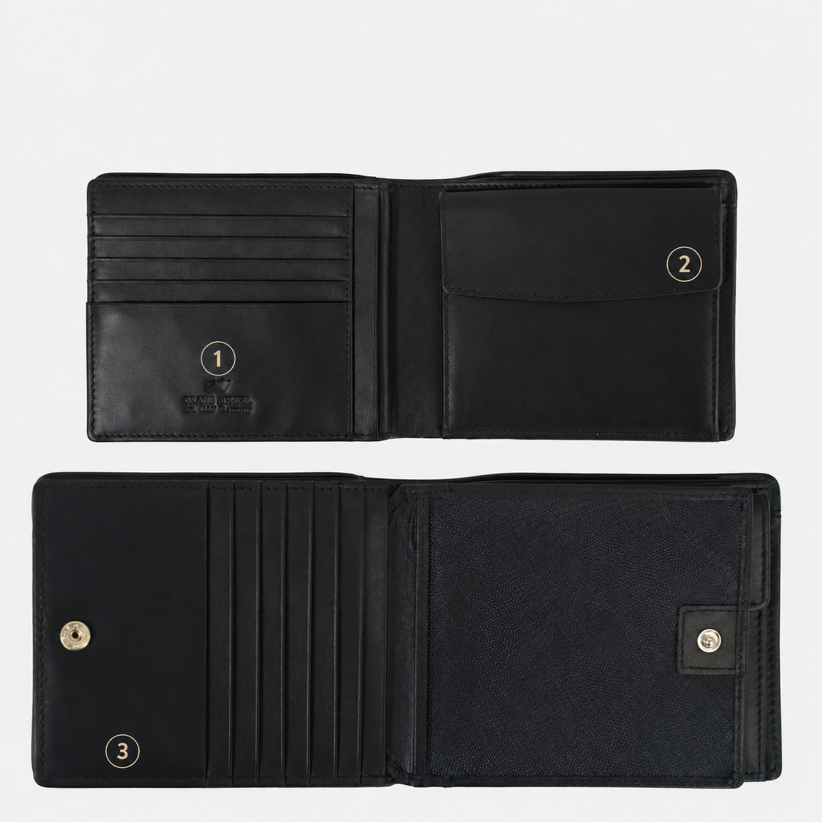 Personalisierungsbild BEN Geldbörse 12CS navy/black