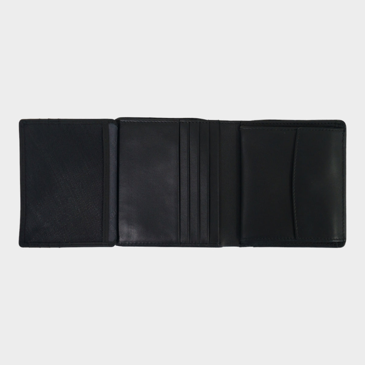 Innenansicht BEN Geldbörse Carré 8CS navy/black