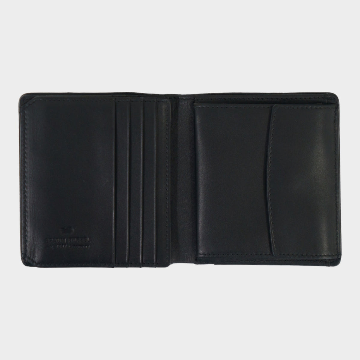 Innenansicht BEN Geldbörse Carré 8CS navy/black
