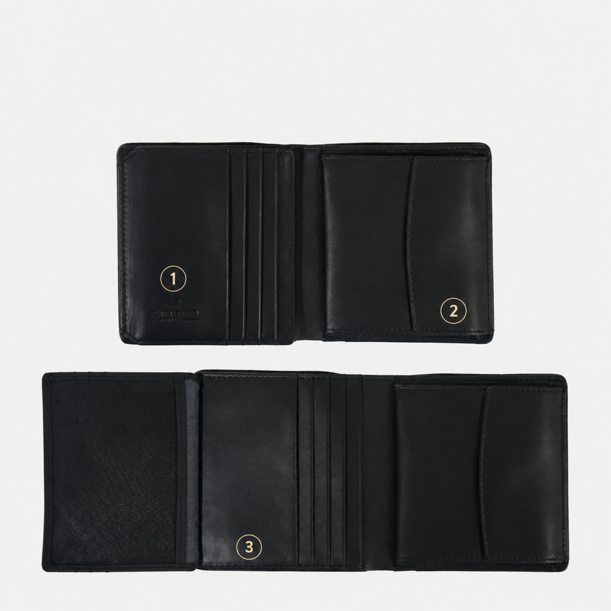 Personalisierungsbild BEN Geldbörse Carré 8CS navy/black