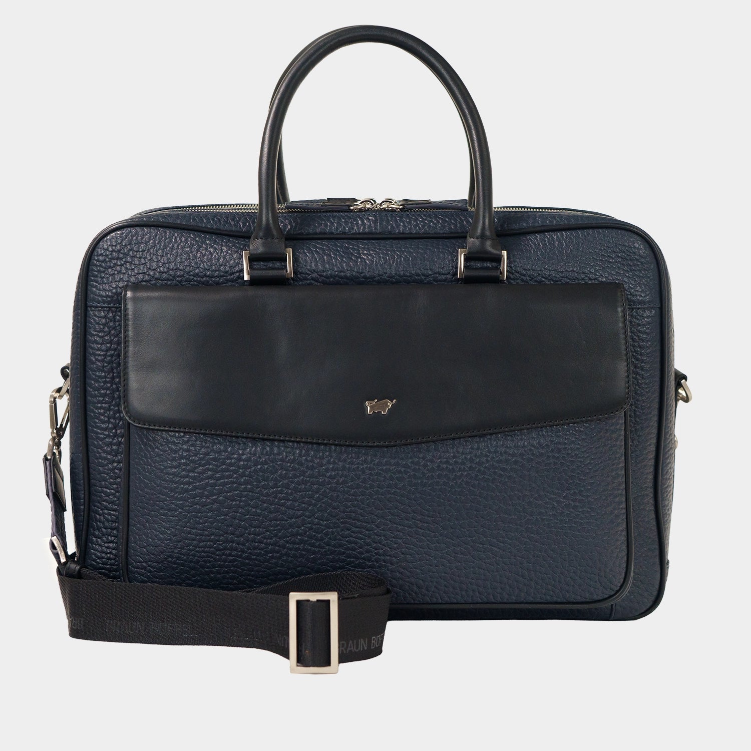 Frontansicht BEN Businesstasche navy/black