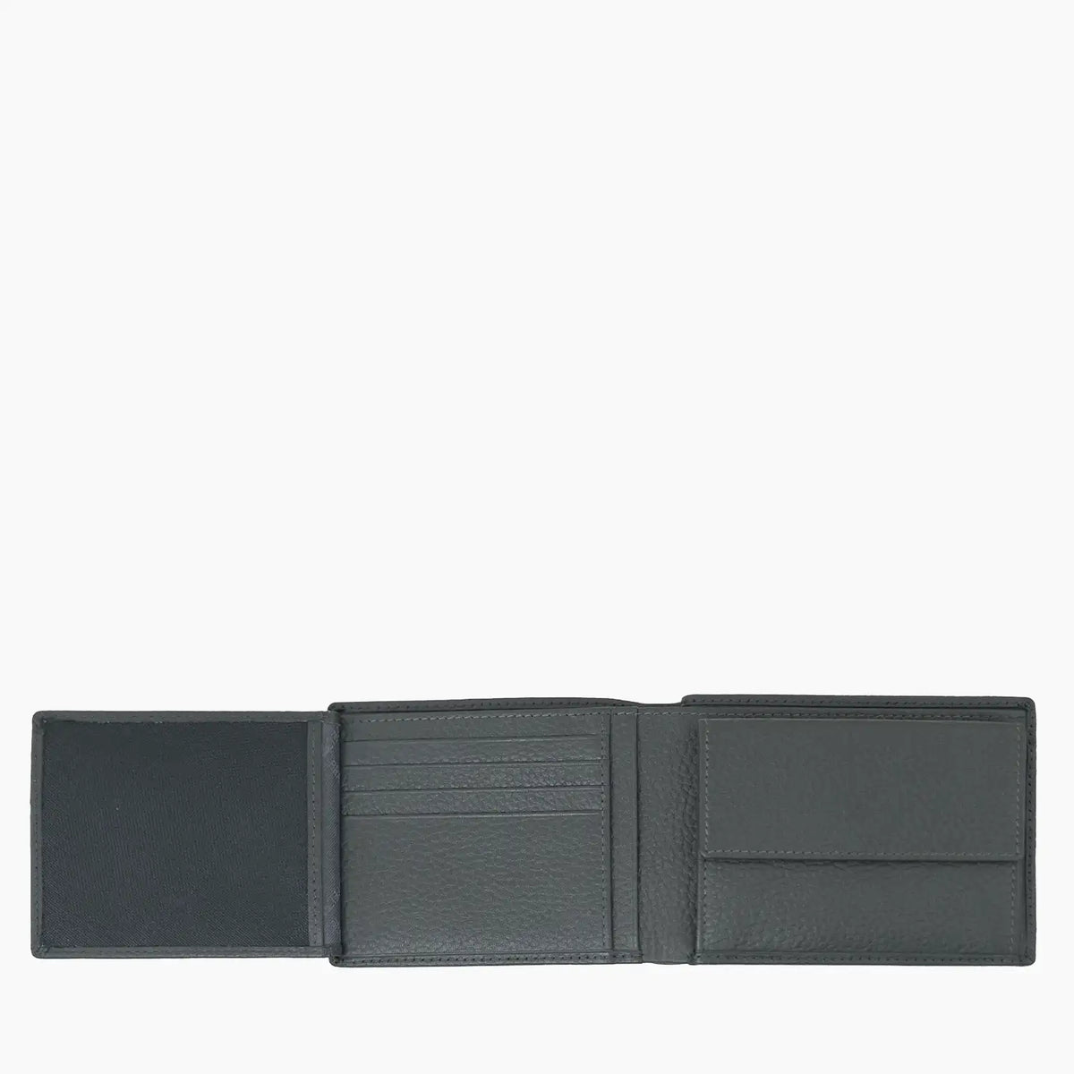 Innenansicht THEO RFID Geldbörse 8CS dark grey
