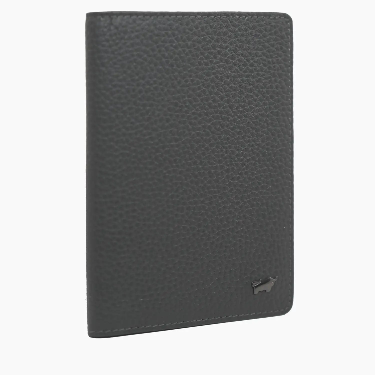 Schrägansicht THEO RFID Reisepassetui 4CS dark grey