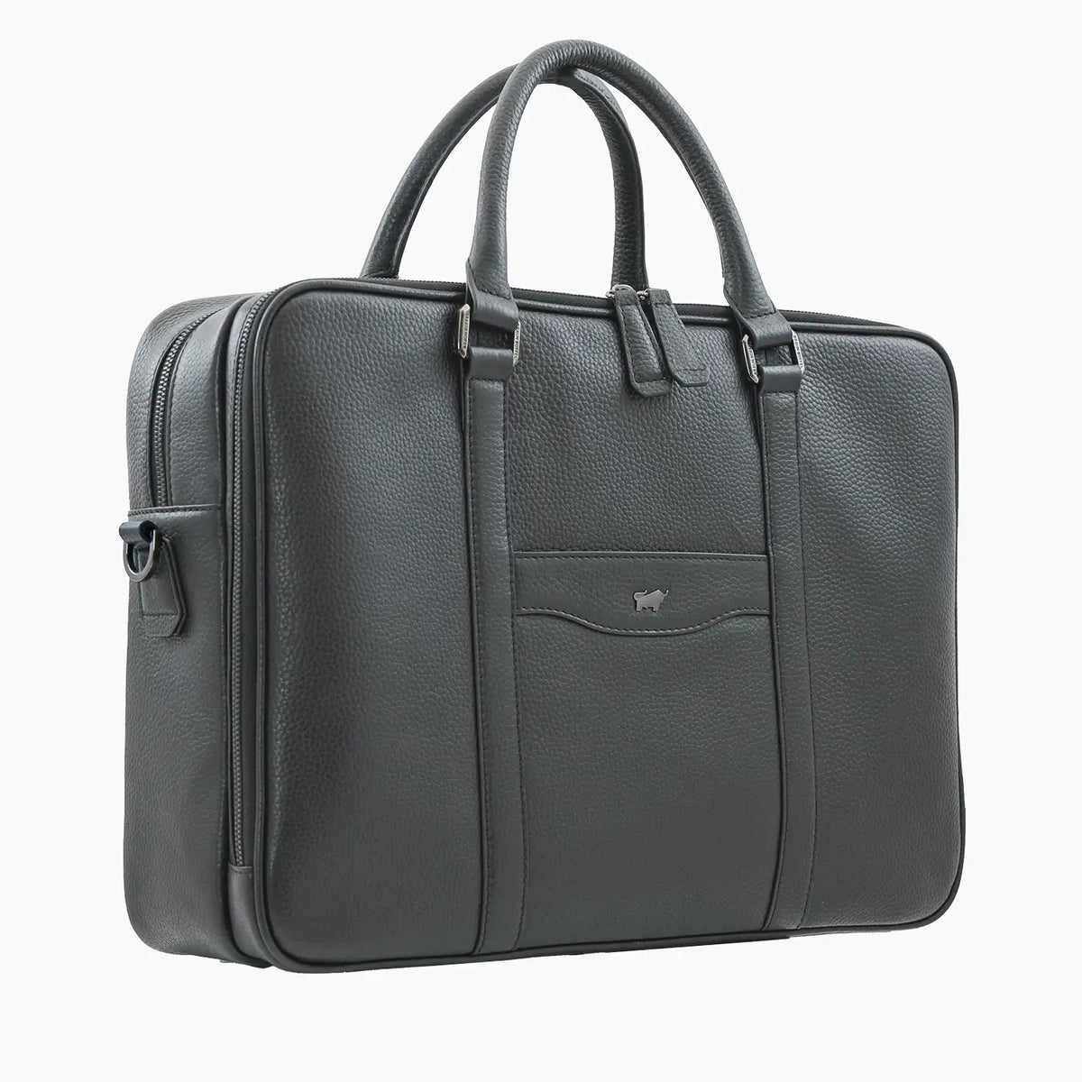Schrägansicht THEO Businesstasche L dark grey