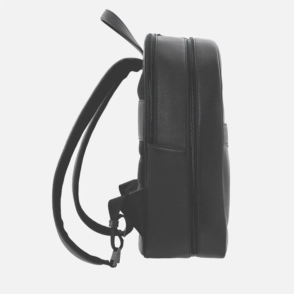 Seitenansicht THEO Rucksack dark grey