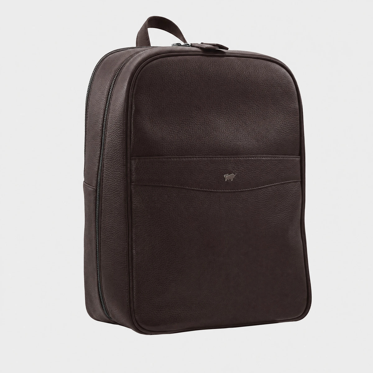 Schrägansicht THEO Rucksack braun