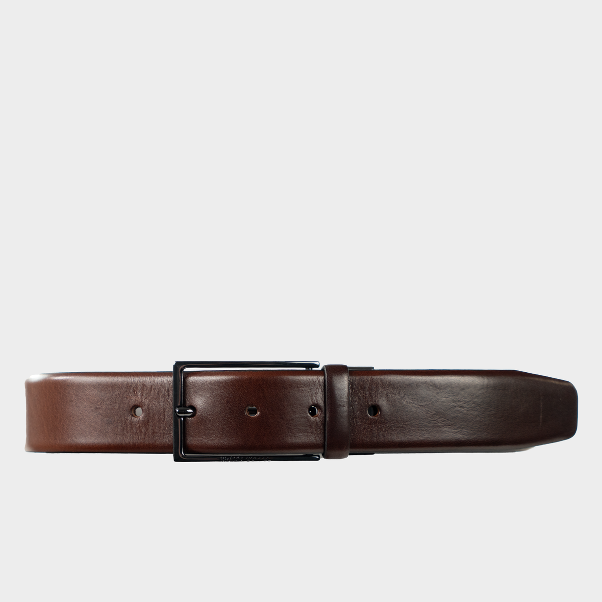 Frontansicht Gürtel Carlo 115 cm dunkelbraun