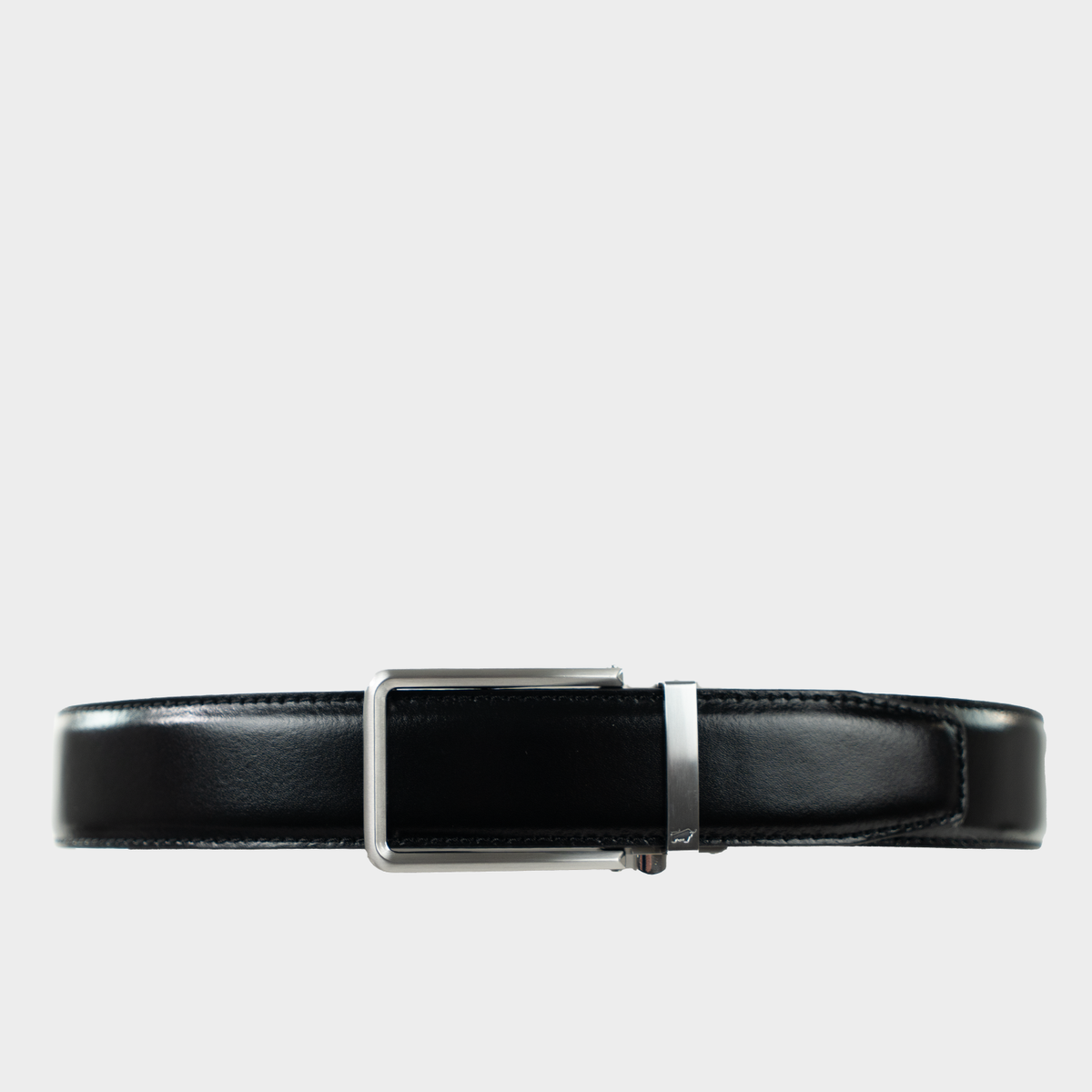 Frontansicht Gürtel Hans 115 cm schwarz