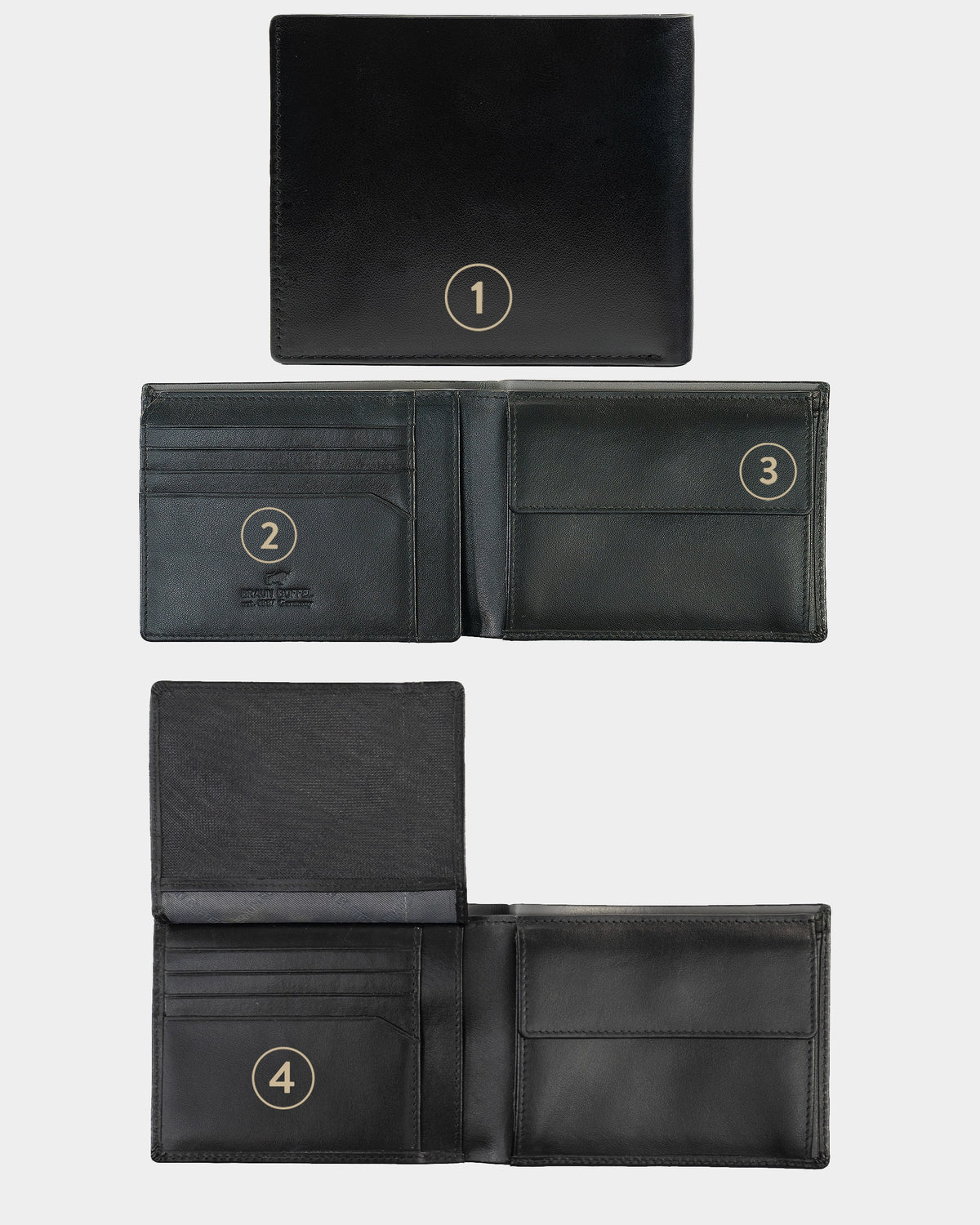 Personalisierungsbild ELIAS RFID Geldbörse 8CS schwarz