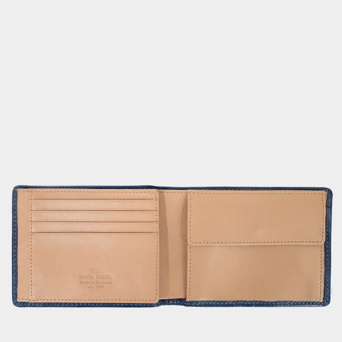 Innenansicht TONI Gelbörse 8CS navy