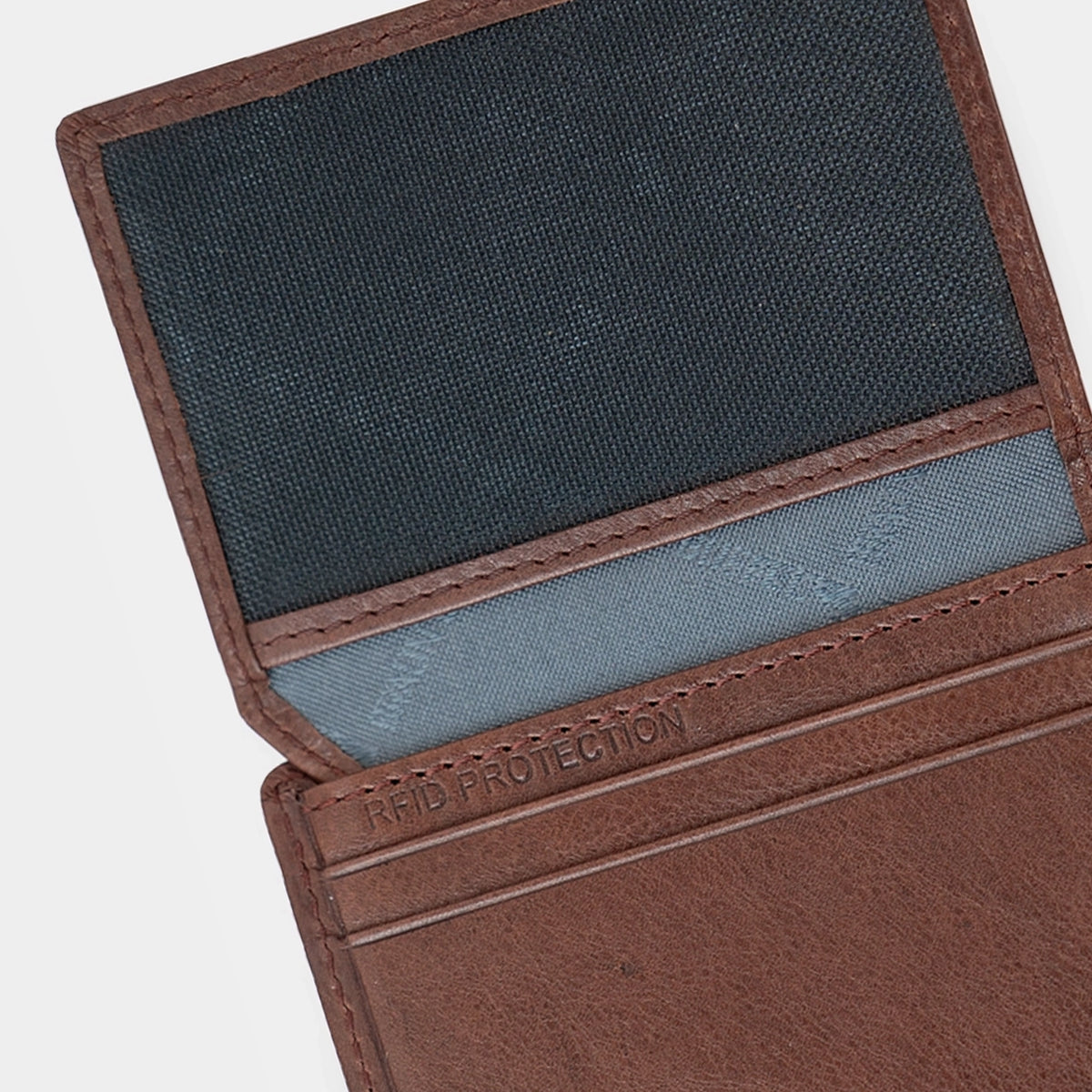 Keyfeature-2 AREZZO RFID Geldbörse 4CS tabak 