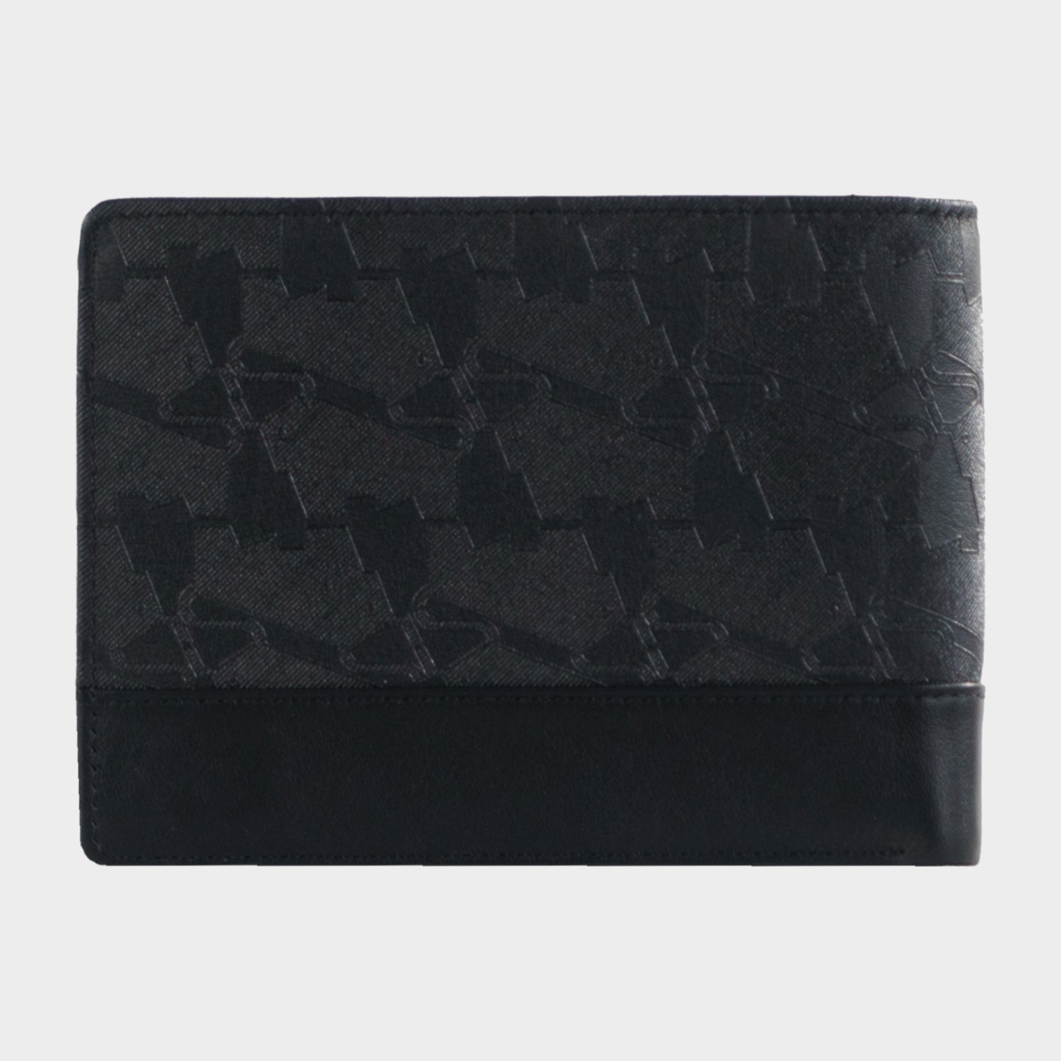 Rückansicht LEON RFID Geldbörse 9CS schwarz