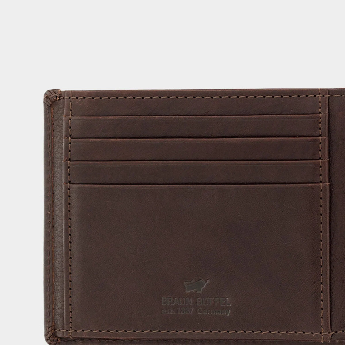 Keyfeature-3 AREZZO RFID Geldbörse 9CS braun 