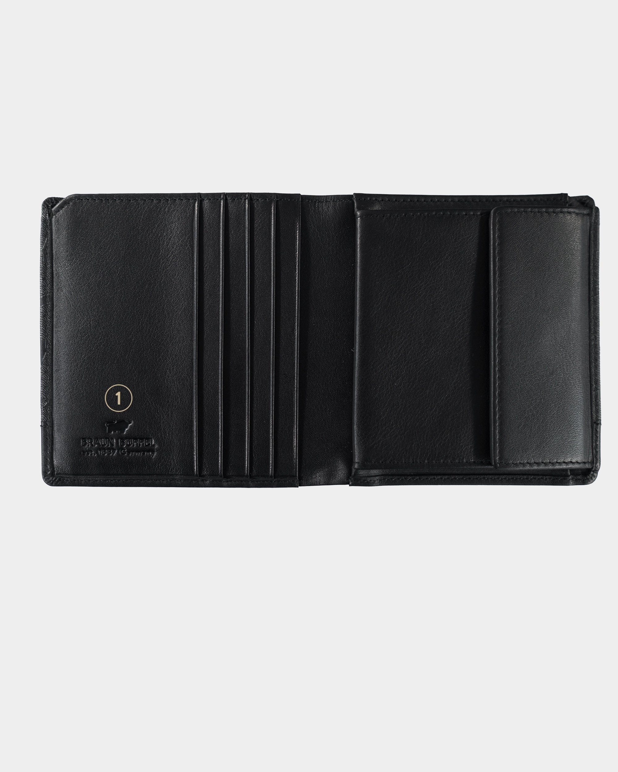Personalisierungsbild LEON RFID Geldbörse Carre 4CS schwarz