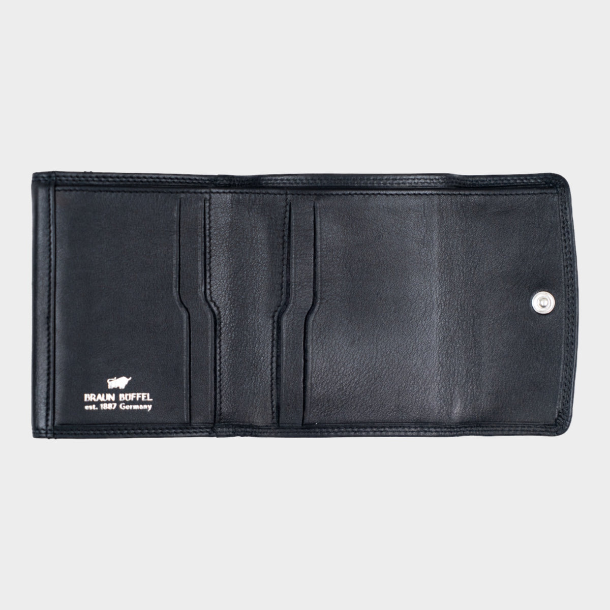 Innenansicht GOLF RFID Überschlags-Geldbörse S 4CS schwarz