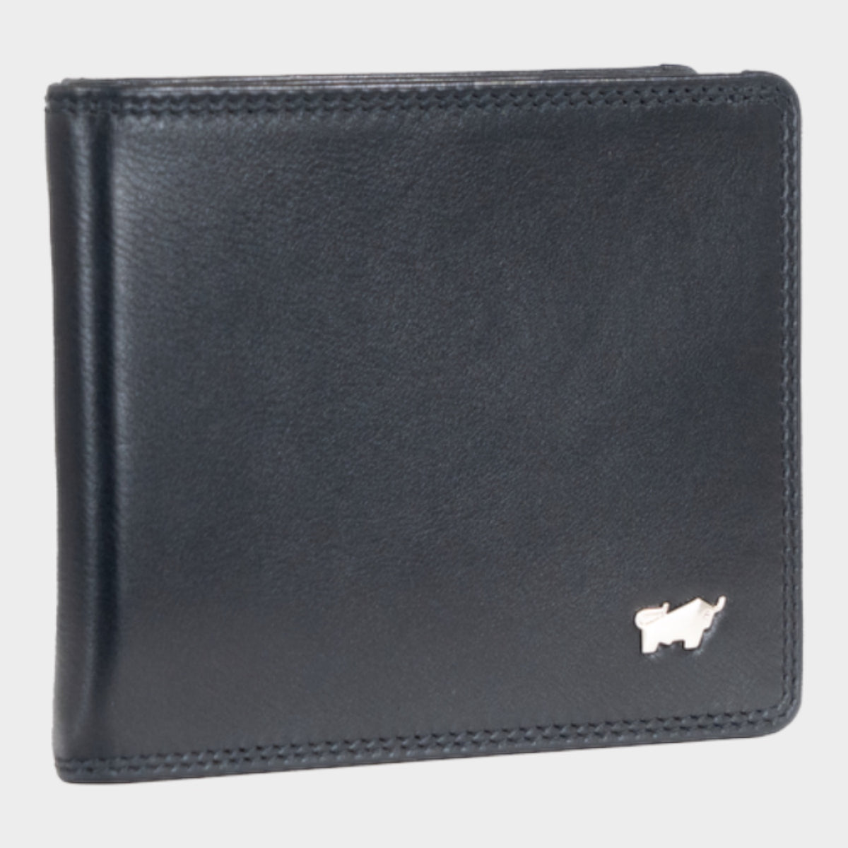Schrägansicht GOLF RFID Dollarclip 8CS schwarz