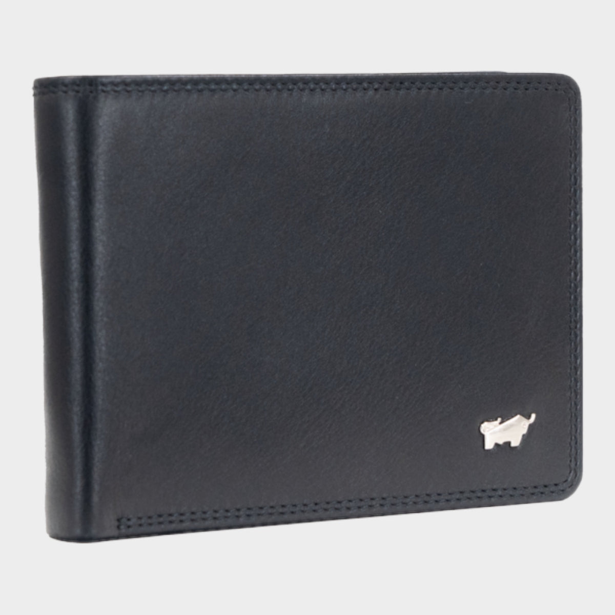Schrägansicht GOLF RFID Geldbörse 8CS schwarz