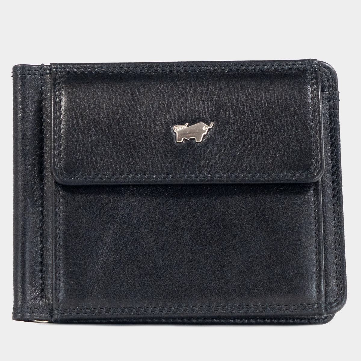 Frontansicht GOLF RFID Dollarclip 6CS schwarz