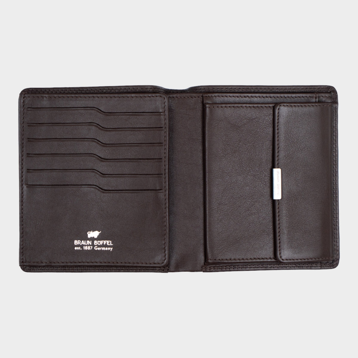 Innenansicht GOLF RFID Geldbörse H 12CS braun