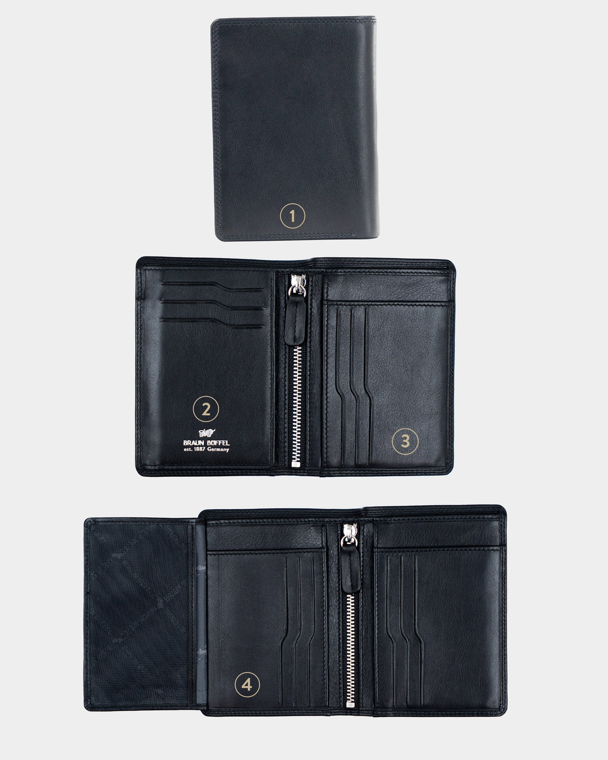 Personalisierung GOLF RFID Ausweisetui 9CS schwarz