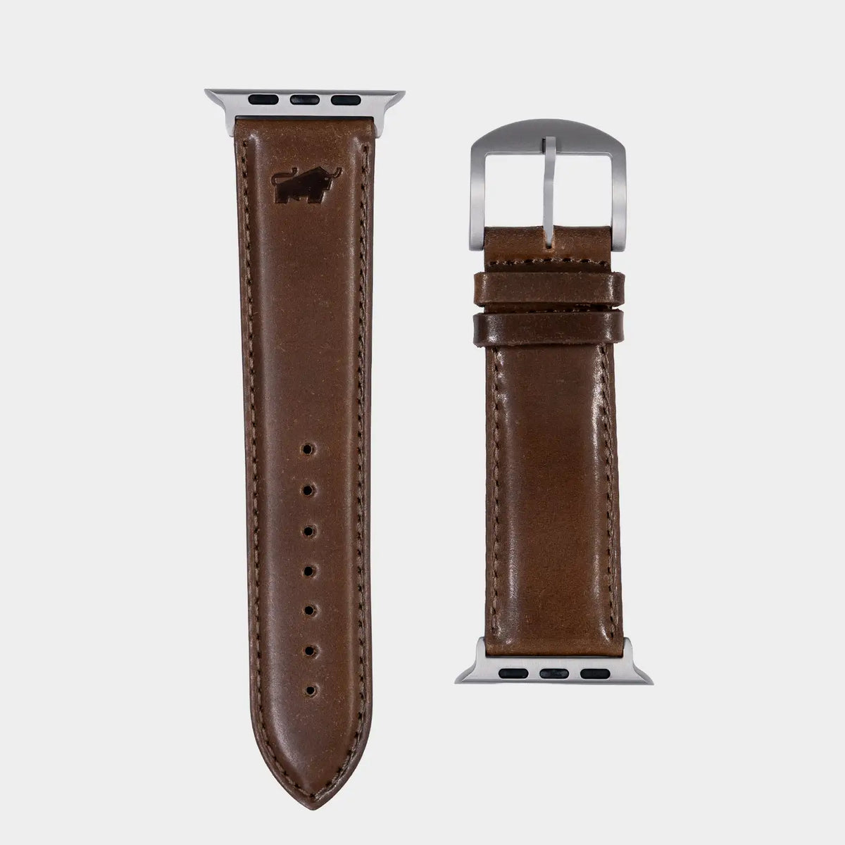 Frontansicht CORDOVAN Armand für Apple Watch Ultra mustang