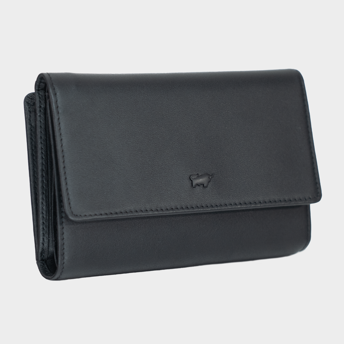 Schrägansicht KAROLINE SIGNATURE Geldbörse M 15CS schwarz
