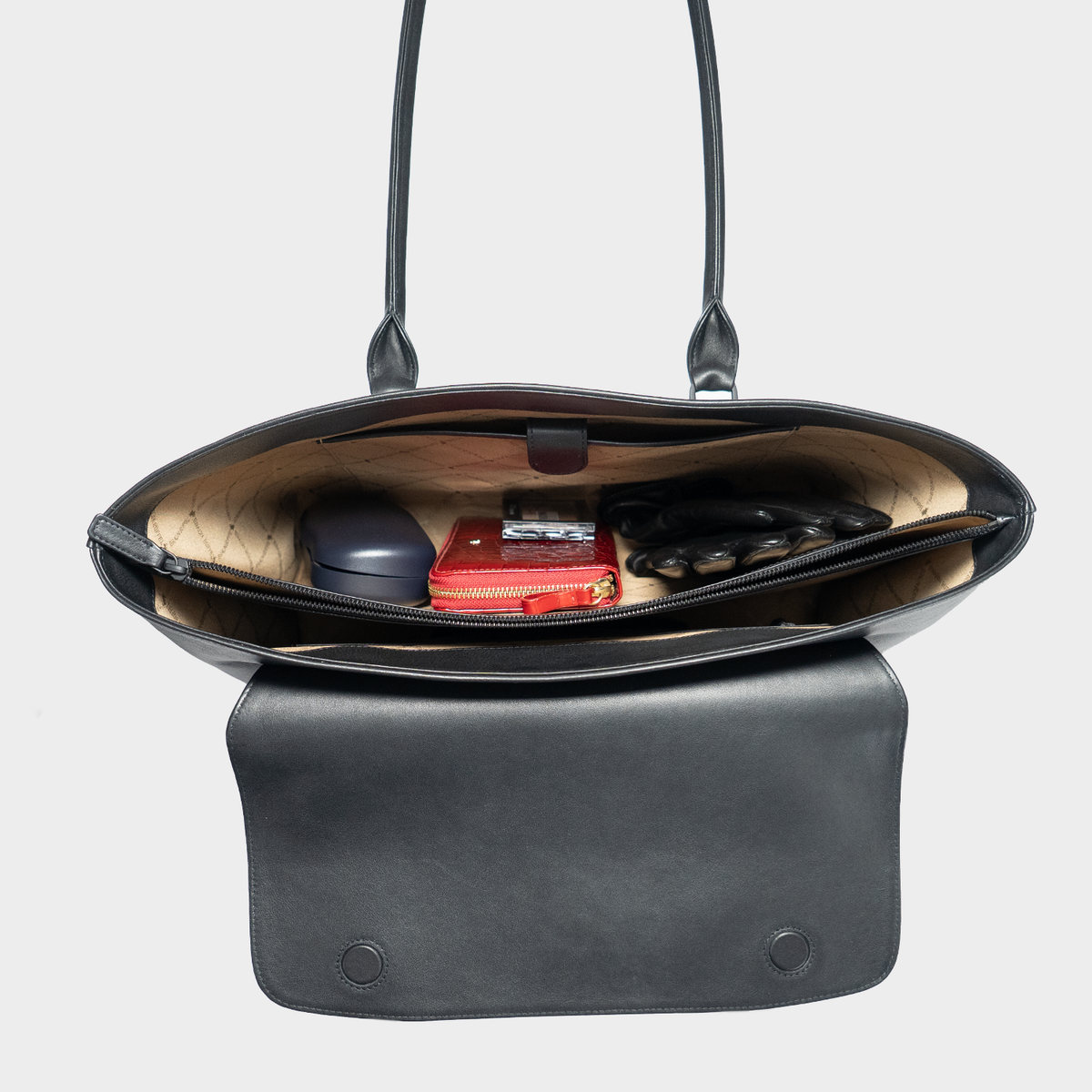 KAROLINE SIGNATURE Tote Large schwarz