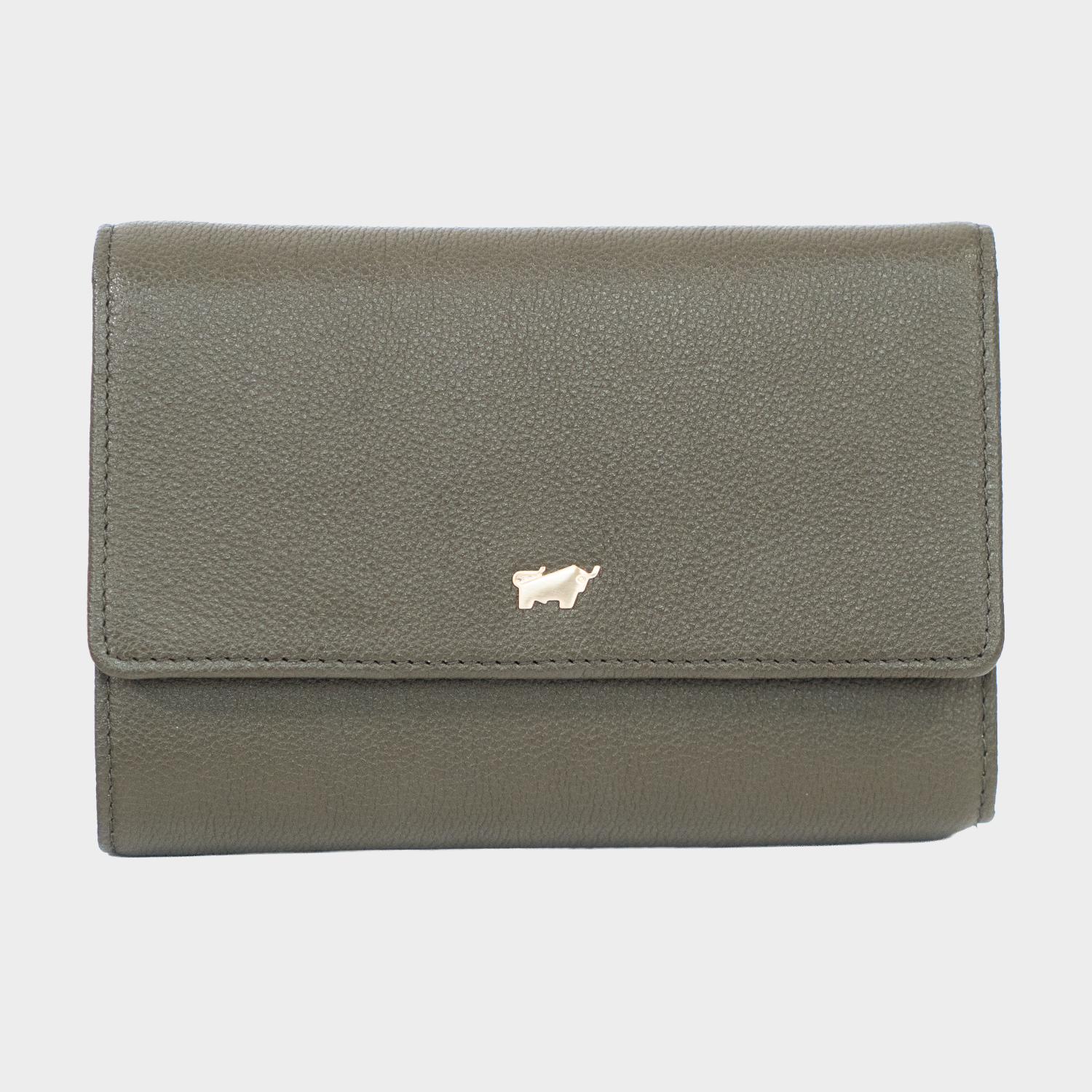 Frontansicht KAROLINE ICONIC Geldbörse M 15CS olive