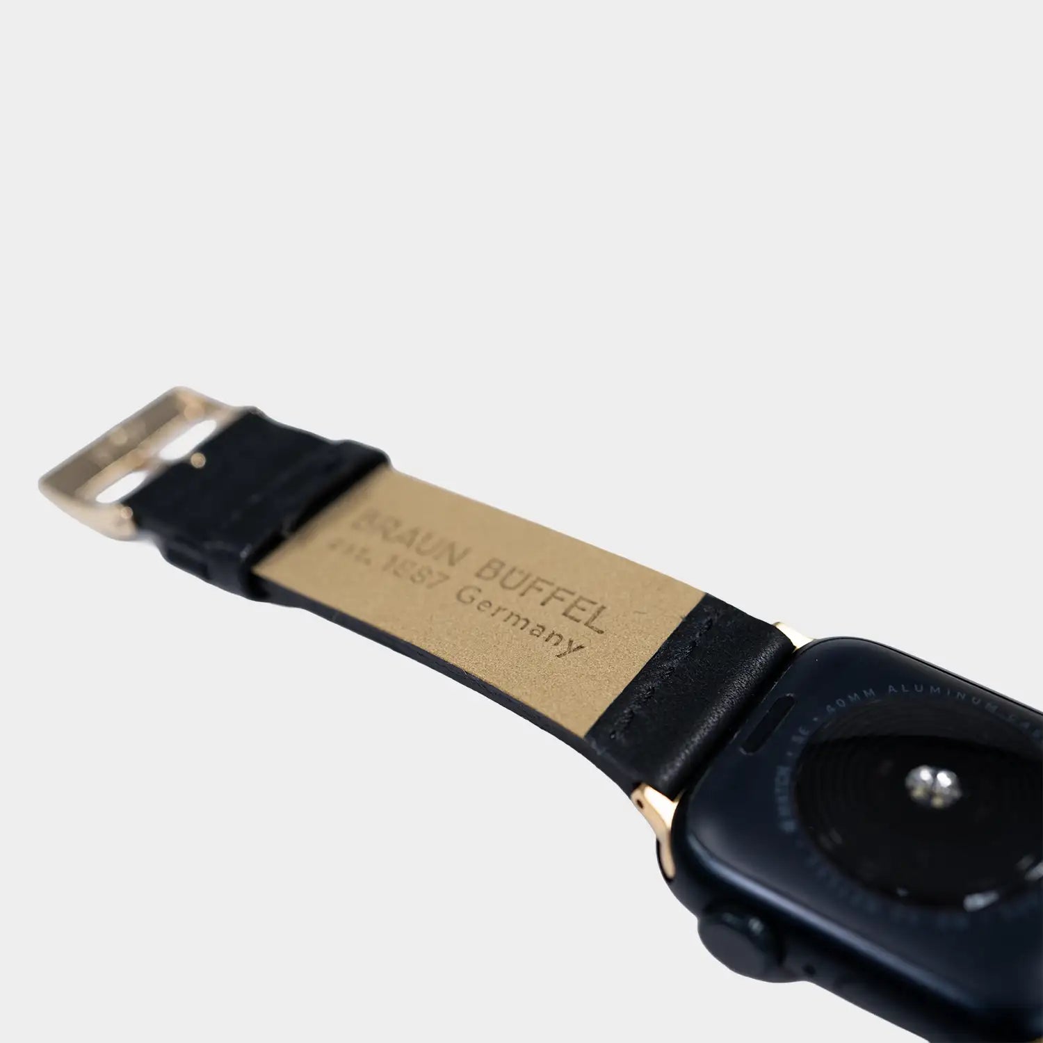 Rückansicht ARIZONA Armband für Apple Watch gold