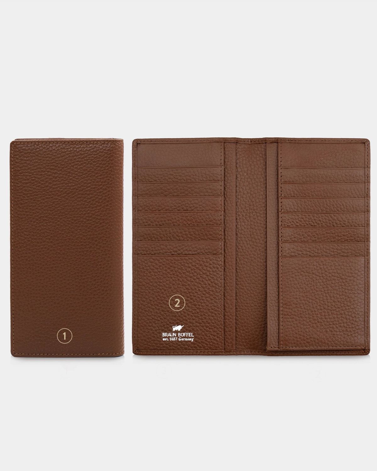 THEO RFID Brieftasche 14CS nut