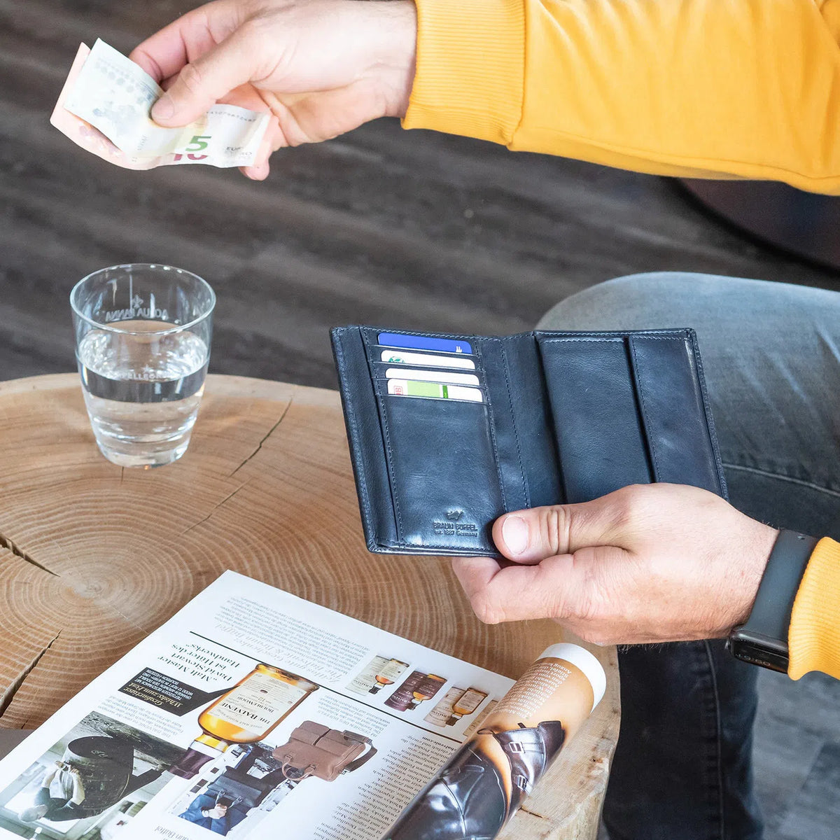 AREZZO RFID Geldbörse H 11CS tabak