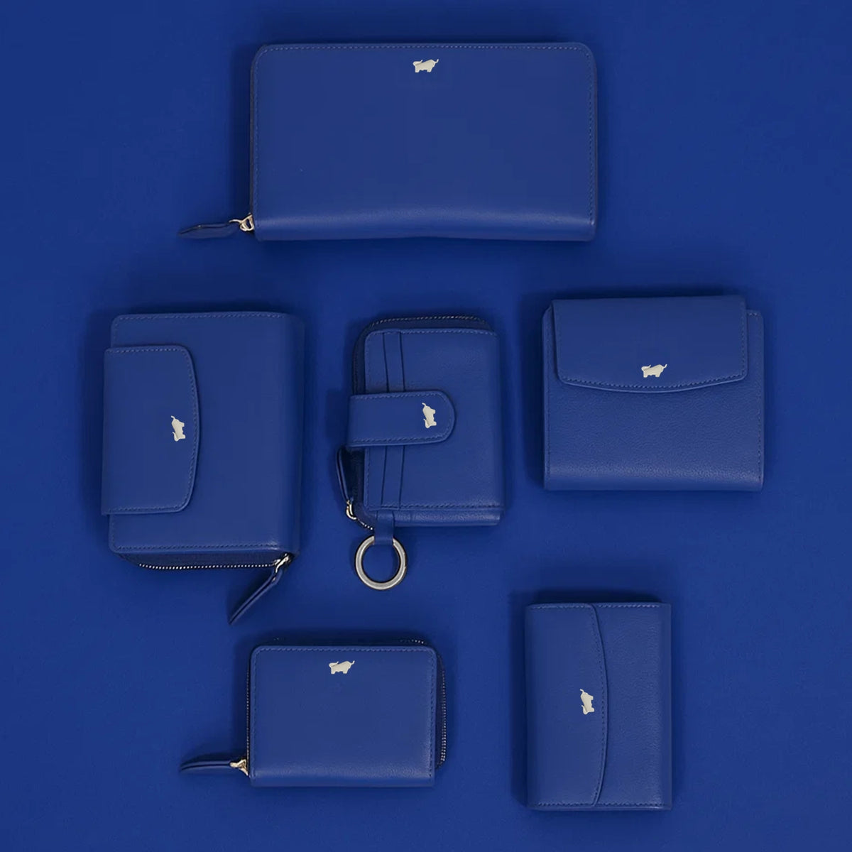 Keyfeature JOY RFID Kartenbörse mit Schlüsselring 12CS indigo violet