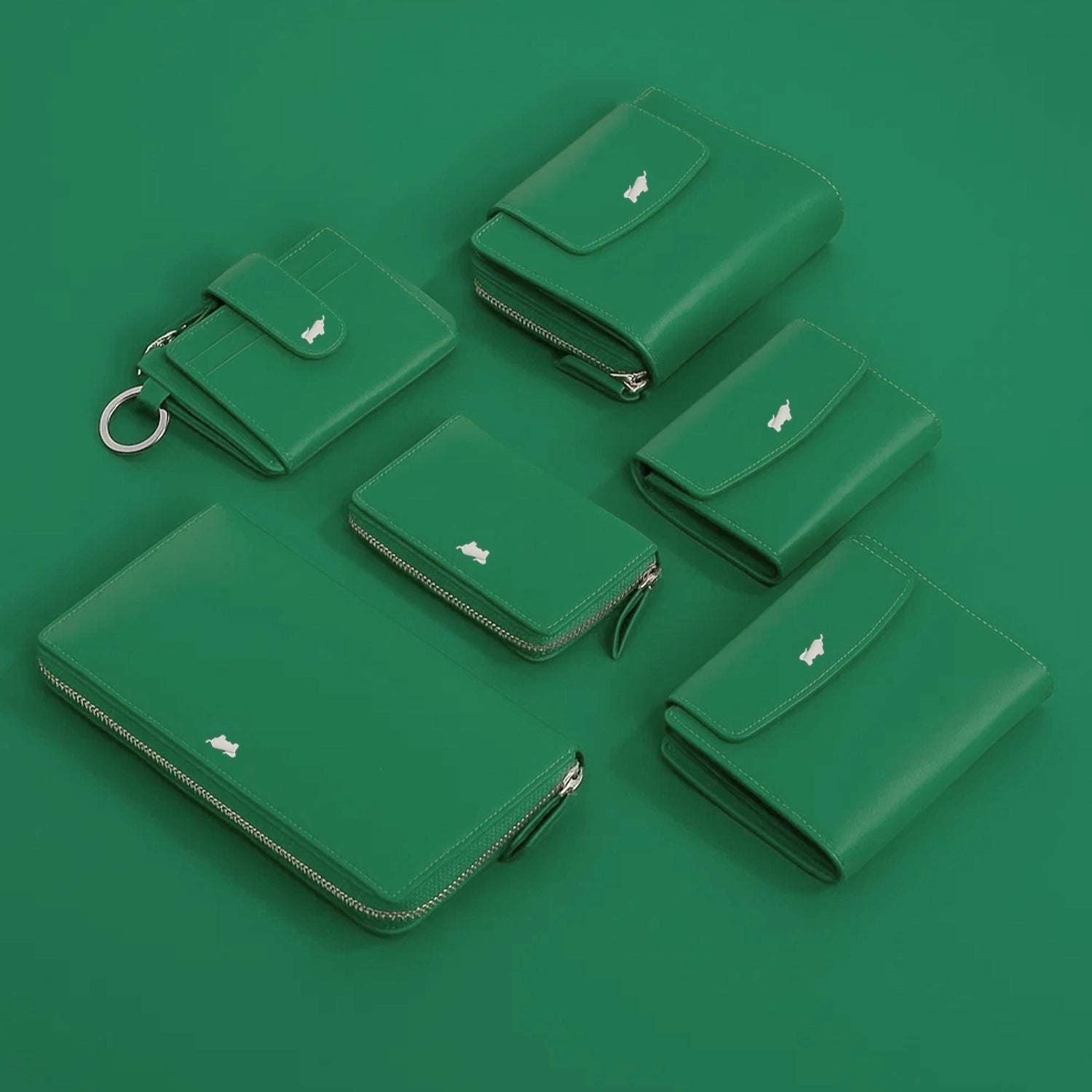 Keyfeature JOY RFID Mini Geldbörse slim 3CS fern green
